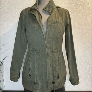 Full Tilt Utility Jacket, army green, olive green. Small